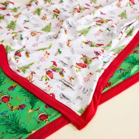 Dr. Seuss Who-ville & Merry Grinchmas Luxette Patoo Blanket