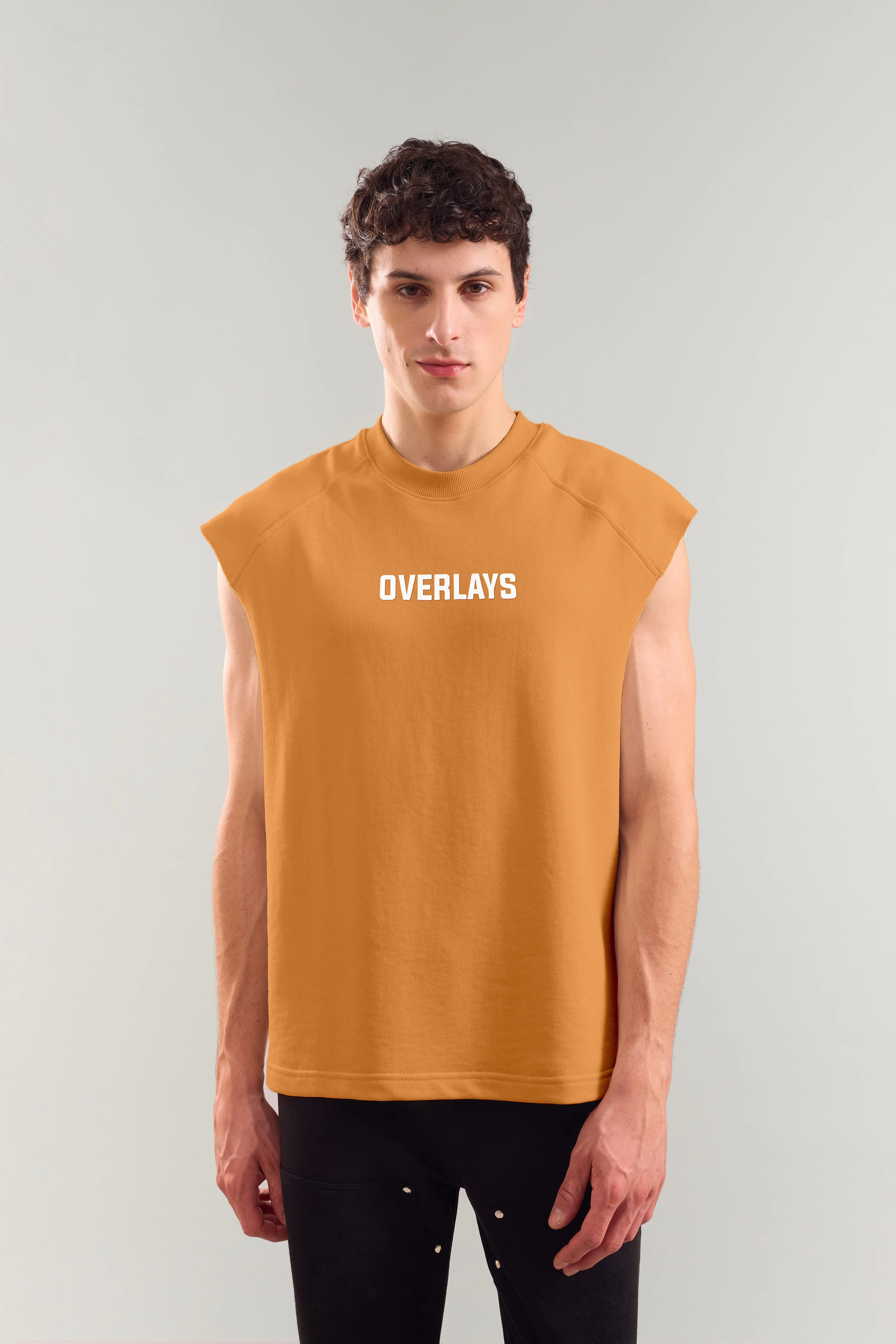 Dream Heavyweight Sleeveless Tank Top WithRawEdges