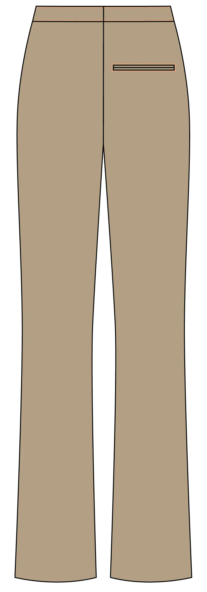 Flared Tailored Trousers