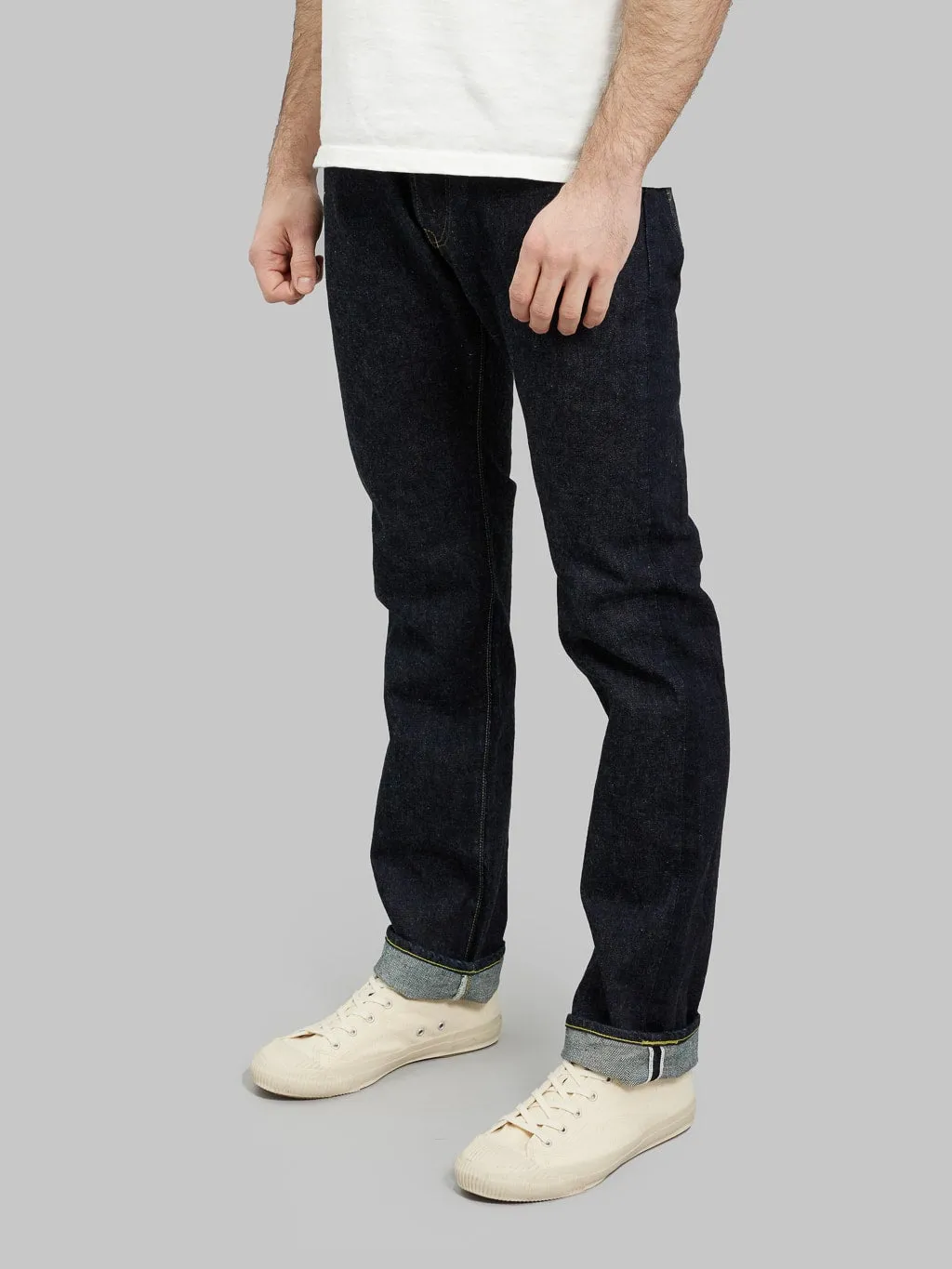 FOB Factory F151-23 14.75oz Slim Straight Jeans