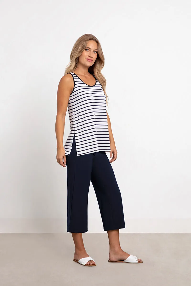 Go To Tank Relax | Navy Stripe