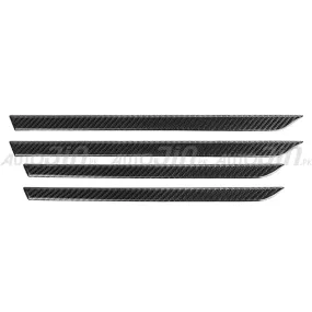 Honda Civic 2016-21 Inner Door Line Carbon Fiber Moulding 4 Pcs