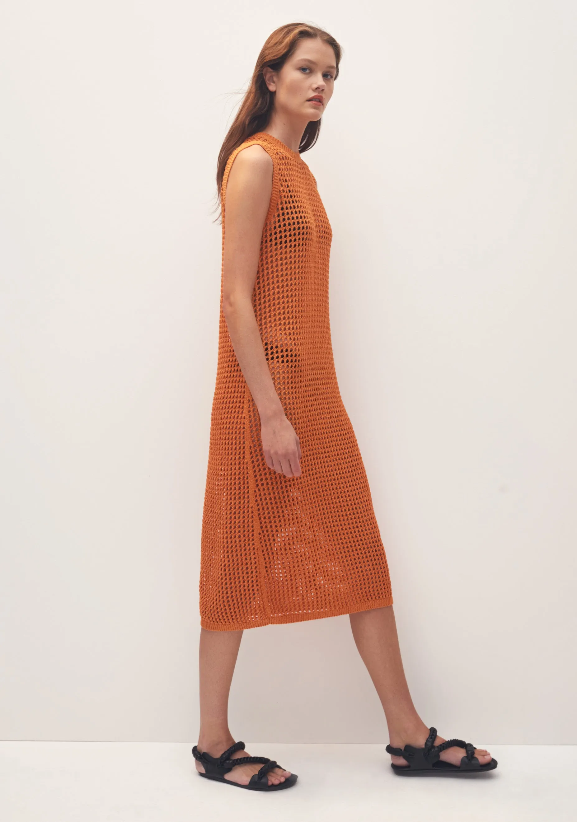 Ines Knit Dress_Turmeric