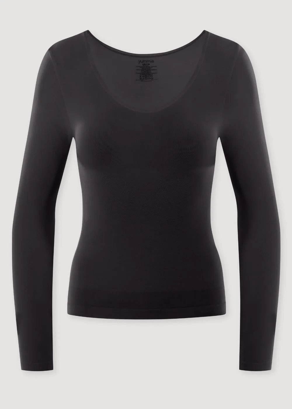 Karlie Long Sleeve Shaping Top - Cotton Seamless