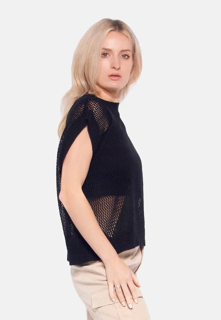 Knitted Sleeveless Top