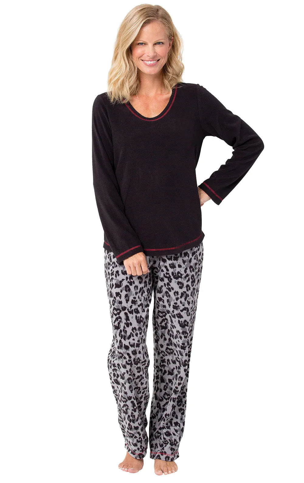 Lightweight Fleece Pullover Pajamas