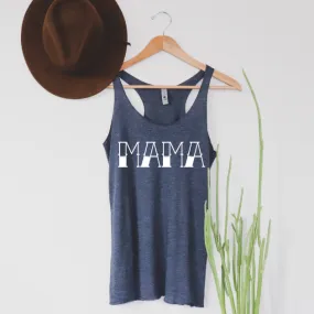 MAMA tattoo print • Navy Tank