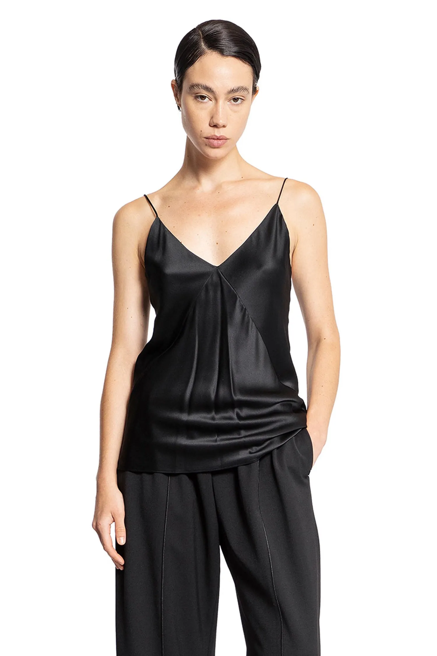 MAX MARA WOMAN BLACK TOPS