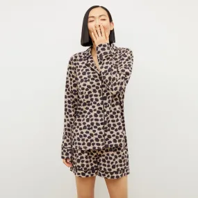 M.M. x Petite Plume Long Sleeve Short Set :: Sahara Print