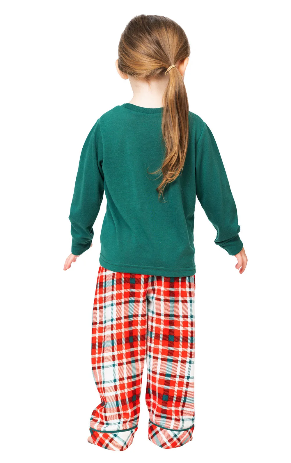 Modern Plaid Toddler Pajamas - Family Set