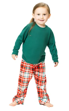 Modern Plaid Toddler Pajamas - Family Set