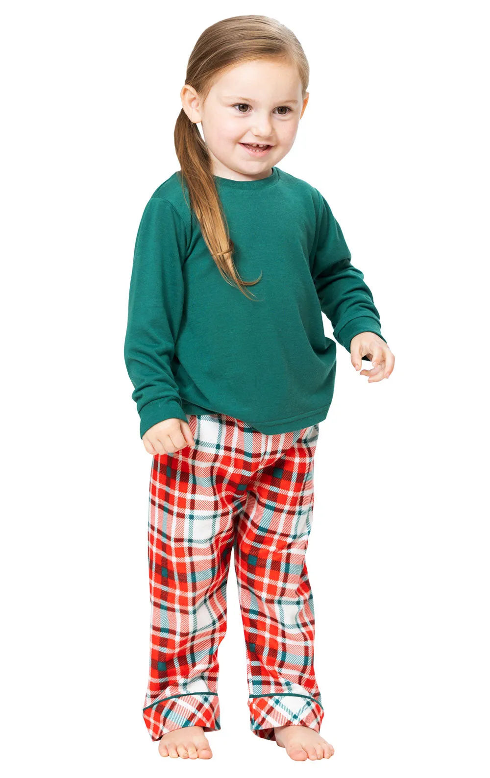 Modern Plaid Toddler Pajamas - Family Set