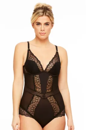 Montelle After Dark Bodysuit, Black (9079)