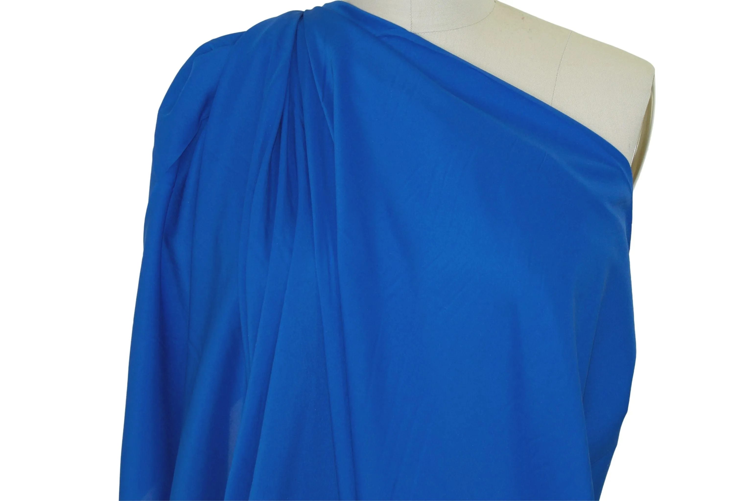 NY Designer Stretch Pongee Lining - Royal Blue