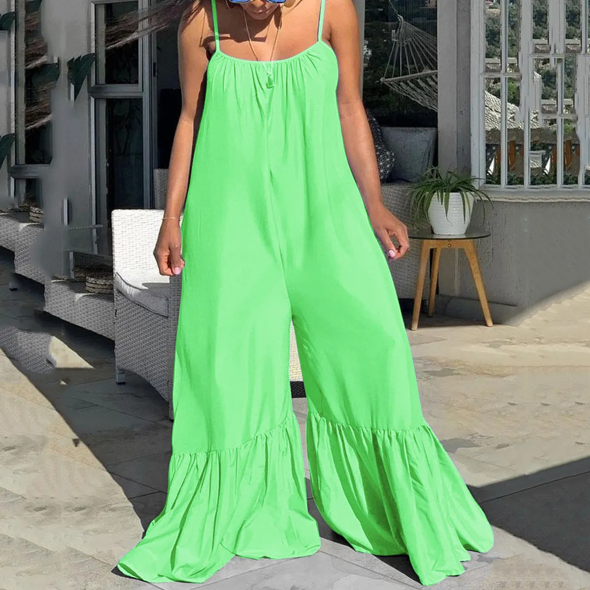 Oversized Chiffon Jumpsuits and Rompers