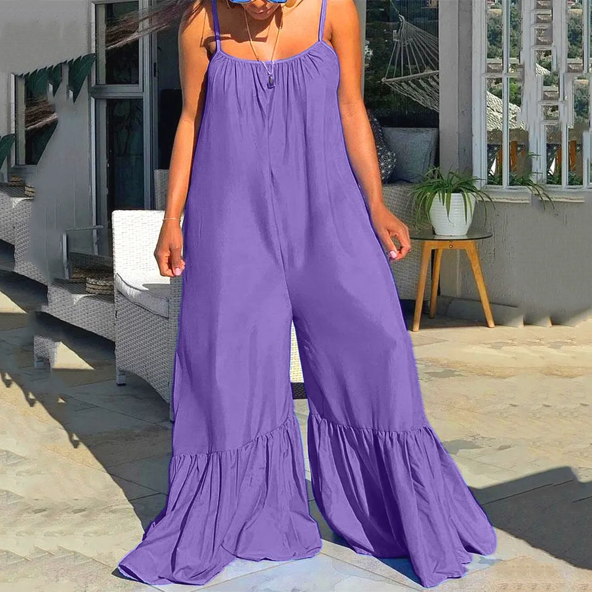 Oversized Chiffon Jumpsuits and Rompers