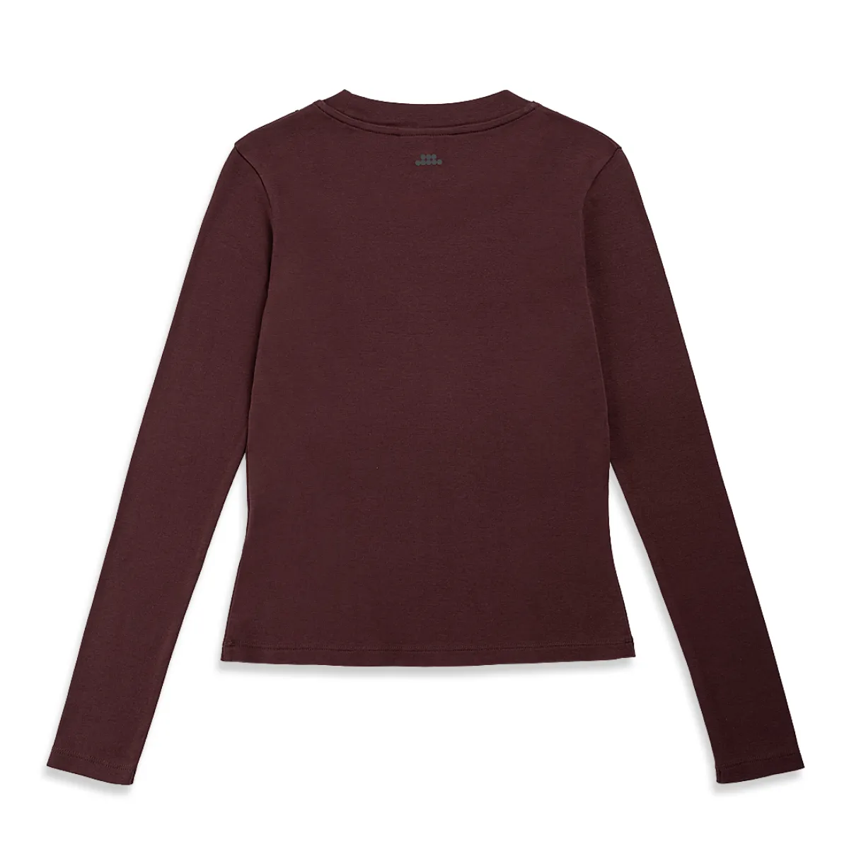 Princess Seam Rib Top Red Wine