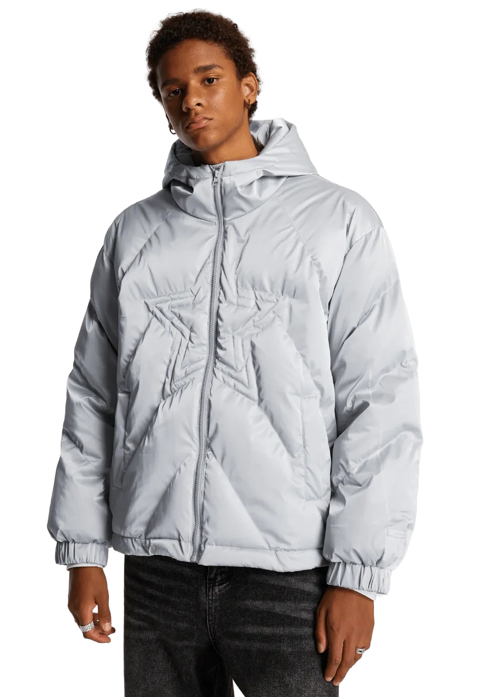 Reflective Seam Puffer Jacket