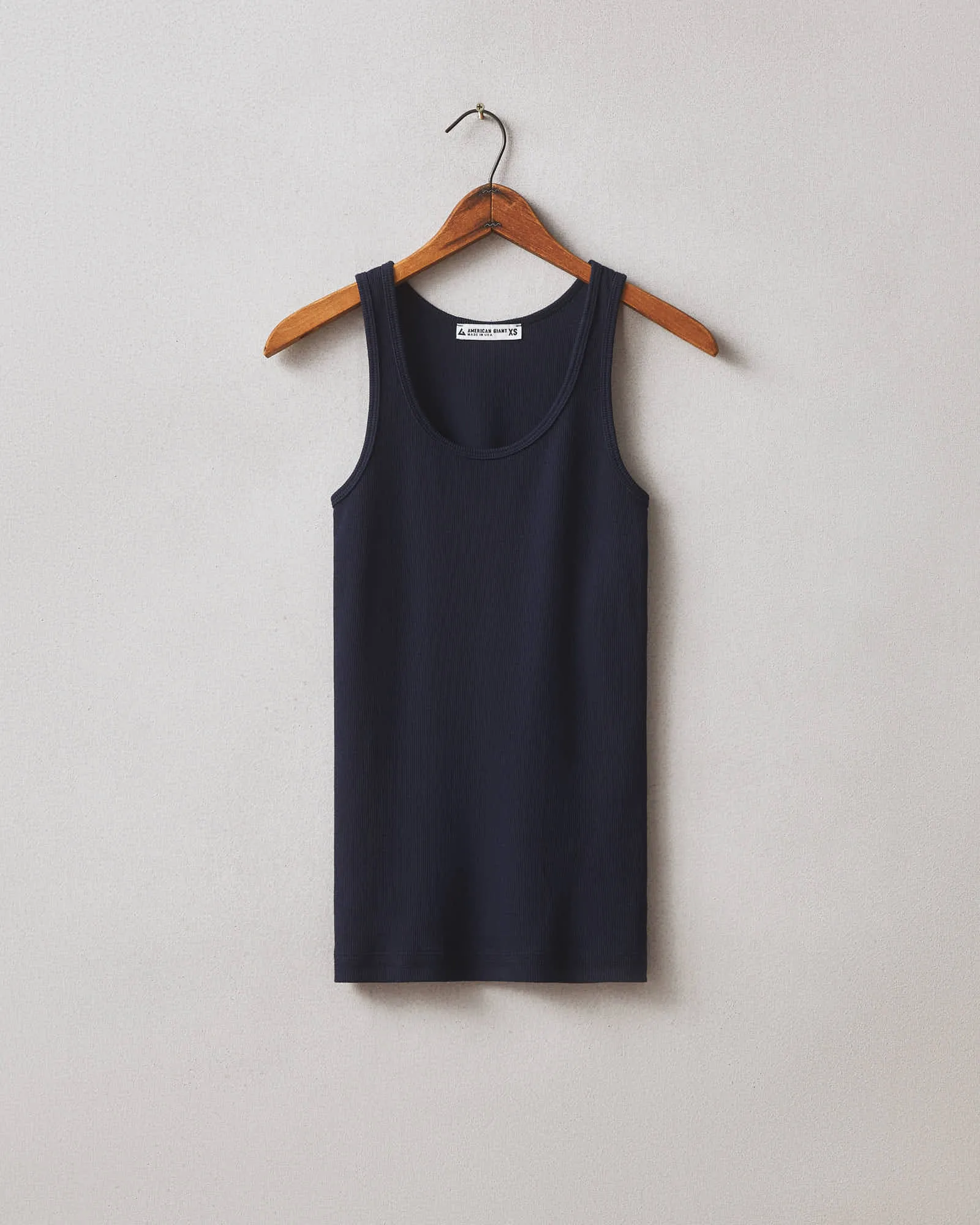 Rib Tank - Dress Navy