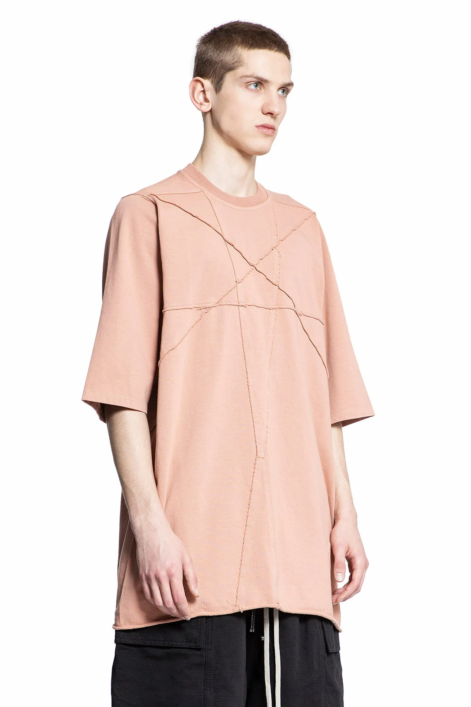 RICK OWENS DRKSHDW MAN PINK T-SHIRTS & TANK TOPS