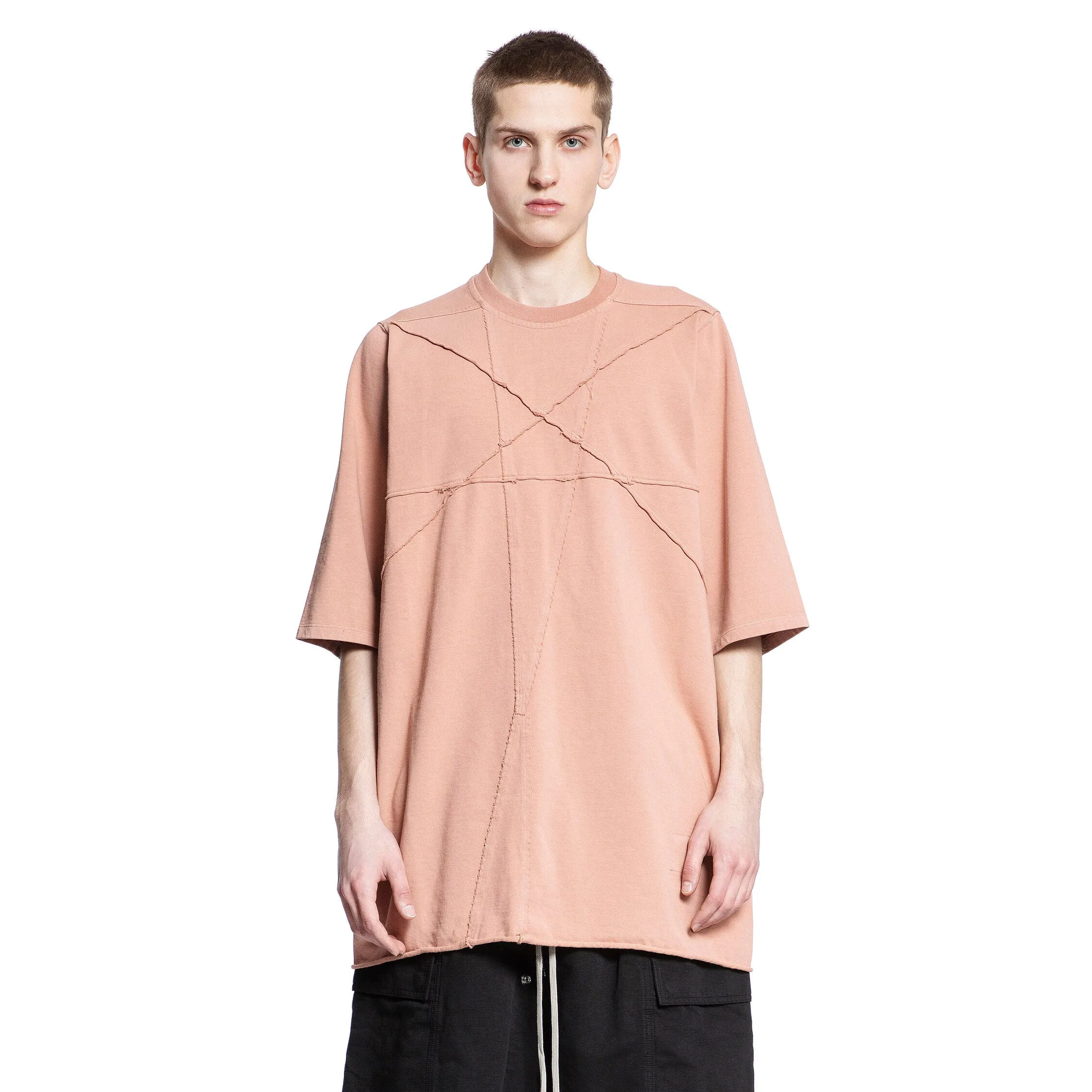 RICK OWENS DRKSHDW MAN PINK T-SHIRTS & TANK TOPS