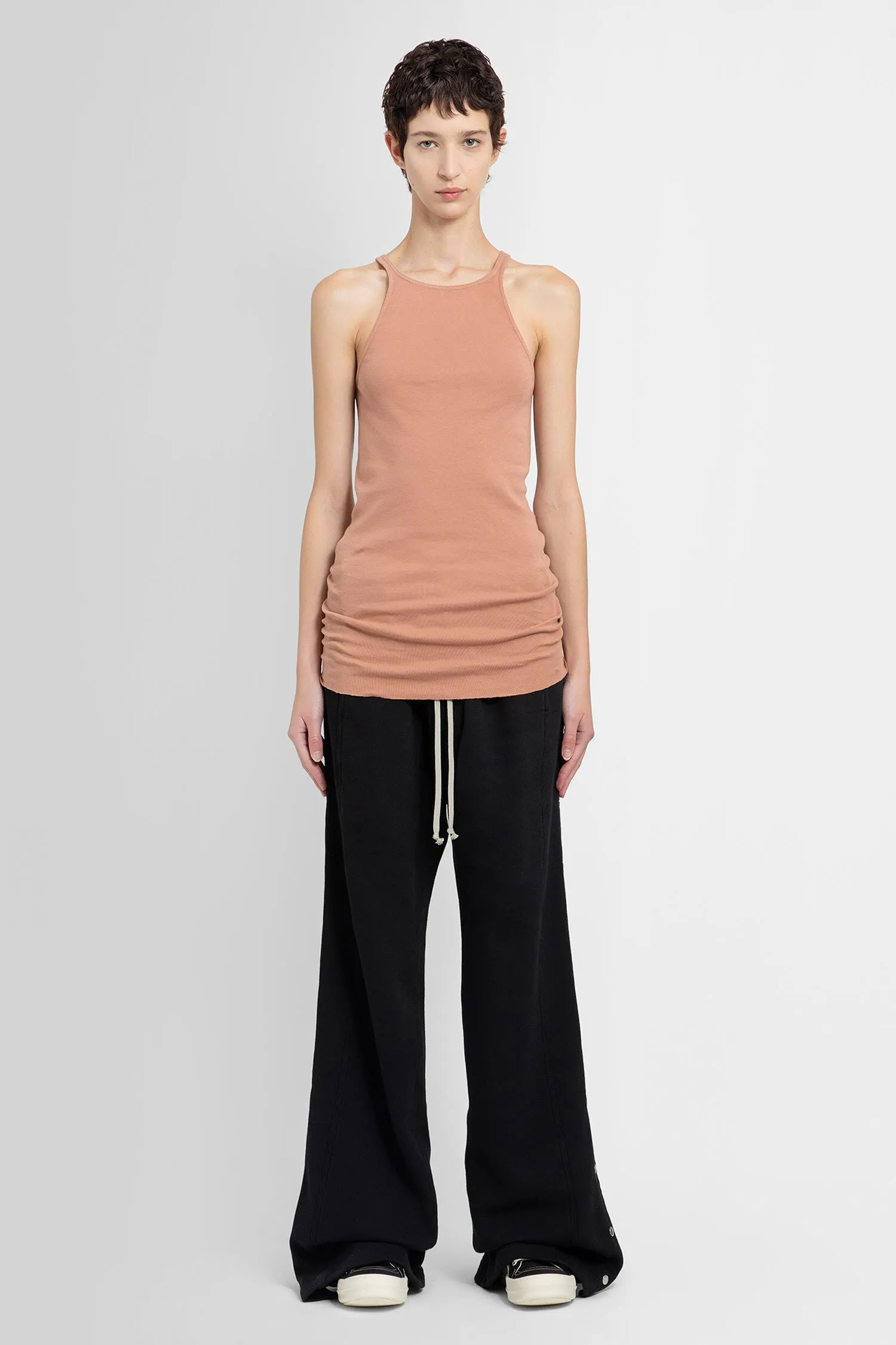 RICK OWENS DRKSHDW WOMAN PINK T-SHIRTS & TANK TOPS