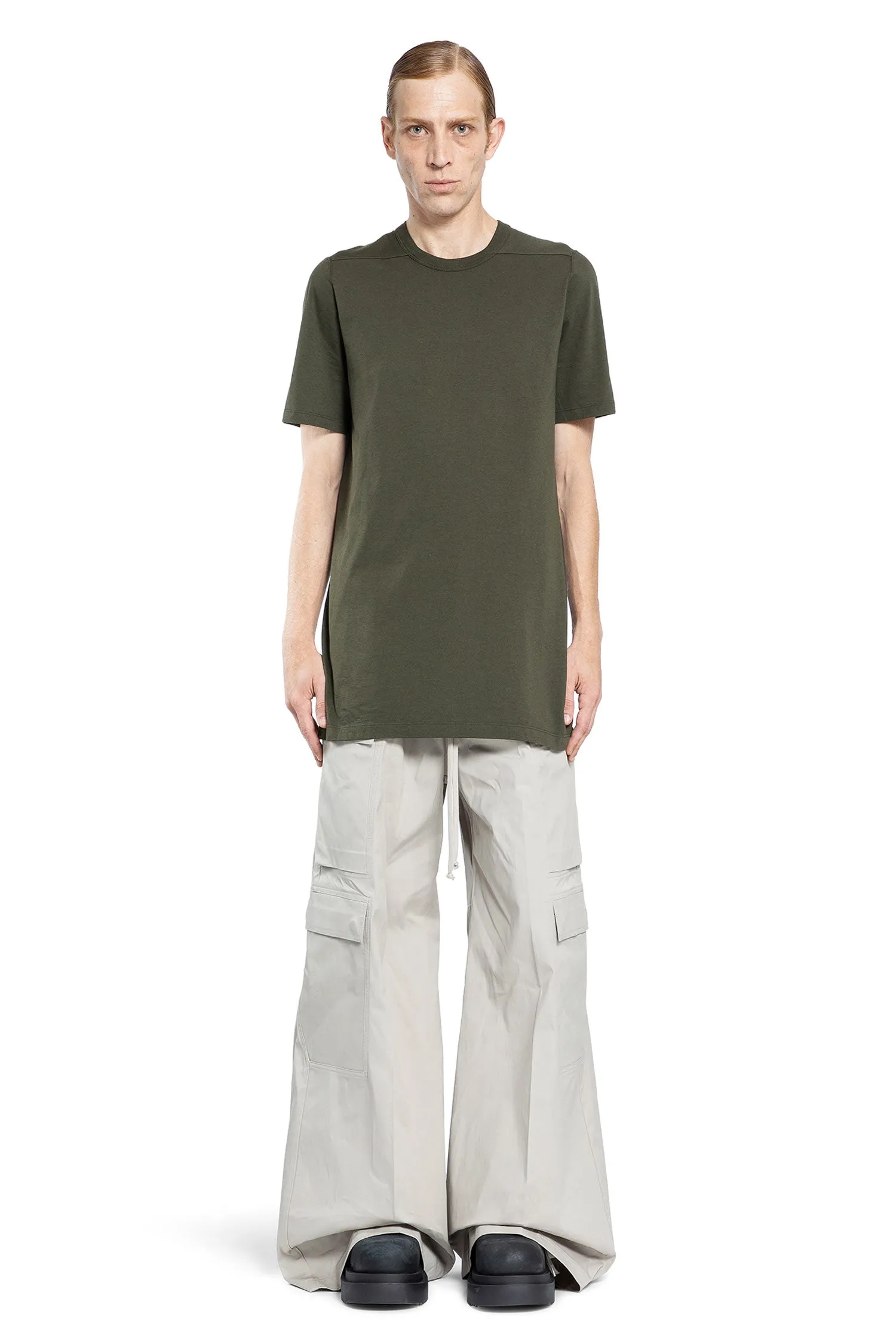 RICK OWENS MAN GREEN T-SHIRTS & TANK TOPS