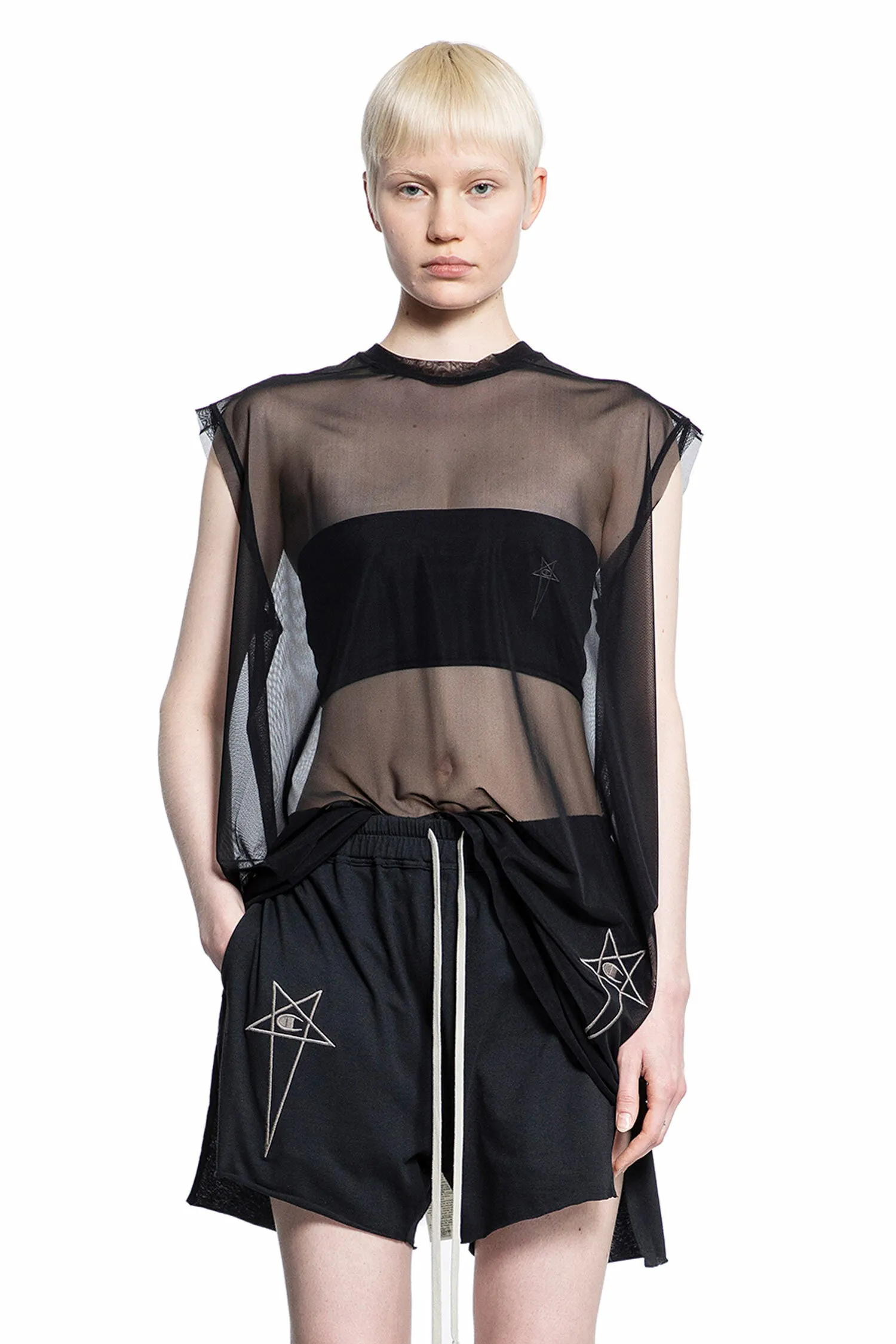 RICK OWENS WOMAN BLACK TOPS