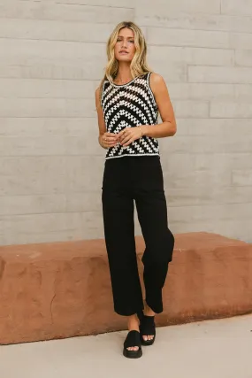 Sadie Wide Leg Pants in Black - FINAL SALE