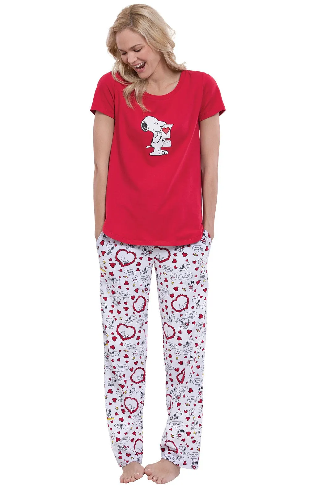 Snoopy's Valentine Pajamas