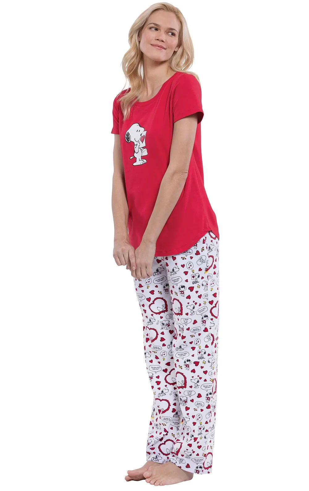 Snoopy's Valentine Pajamas