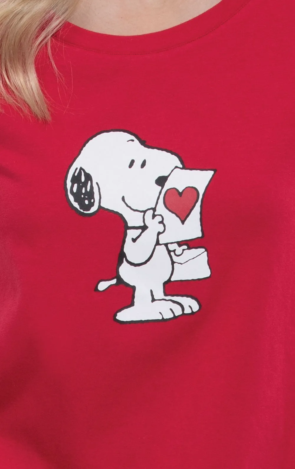 Snoopy's Valentine Pajamas