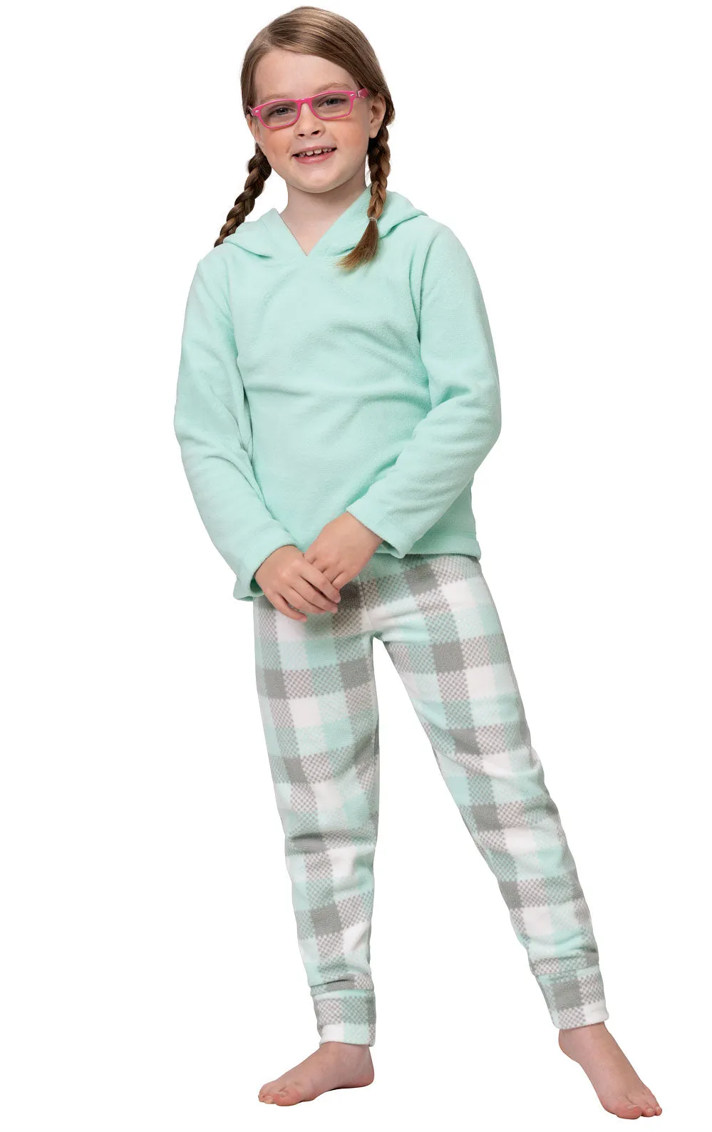 Snuggle Fleece Hoodie Kids Pajamas