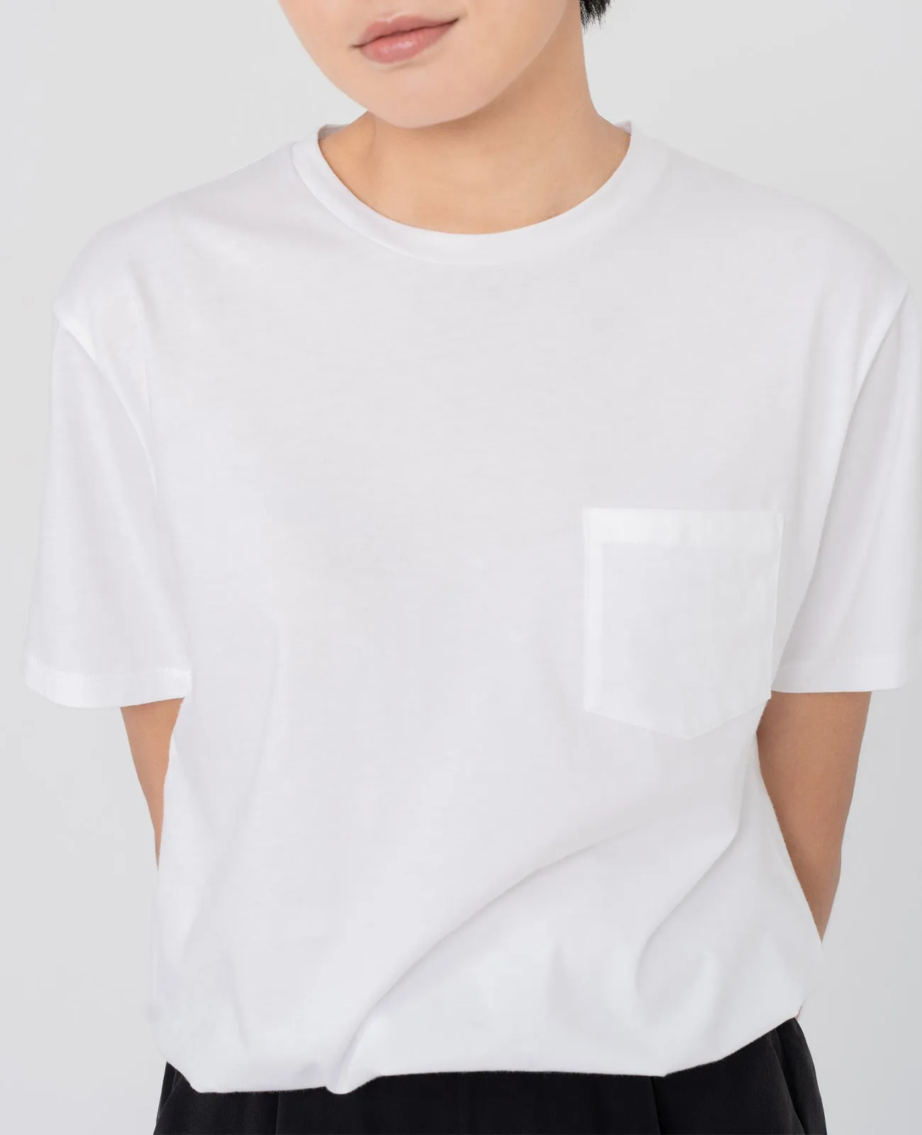 Supima Crew Neck Pocket Tee