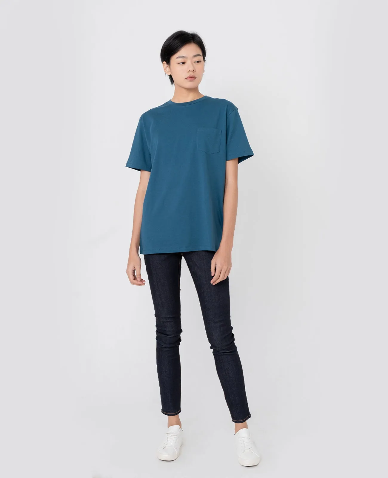 Supima Crew Neck Pocket Tee