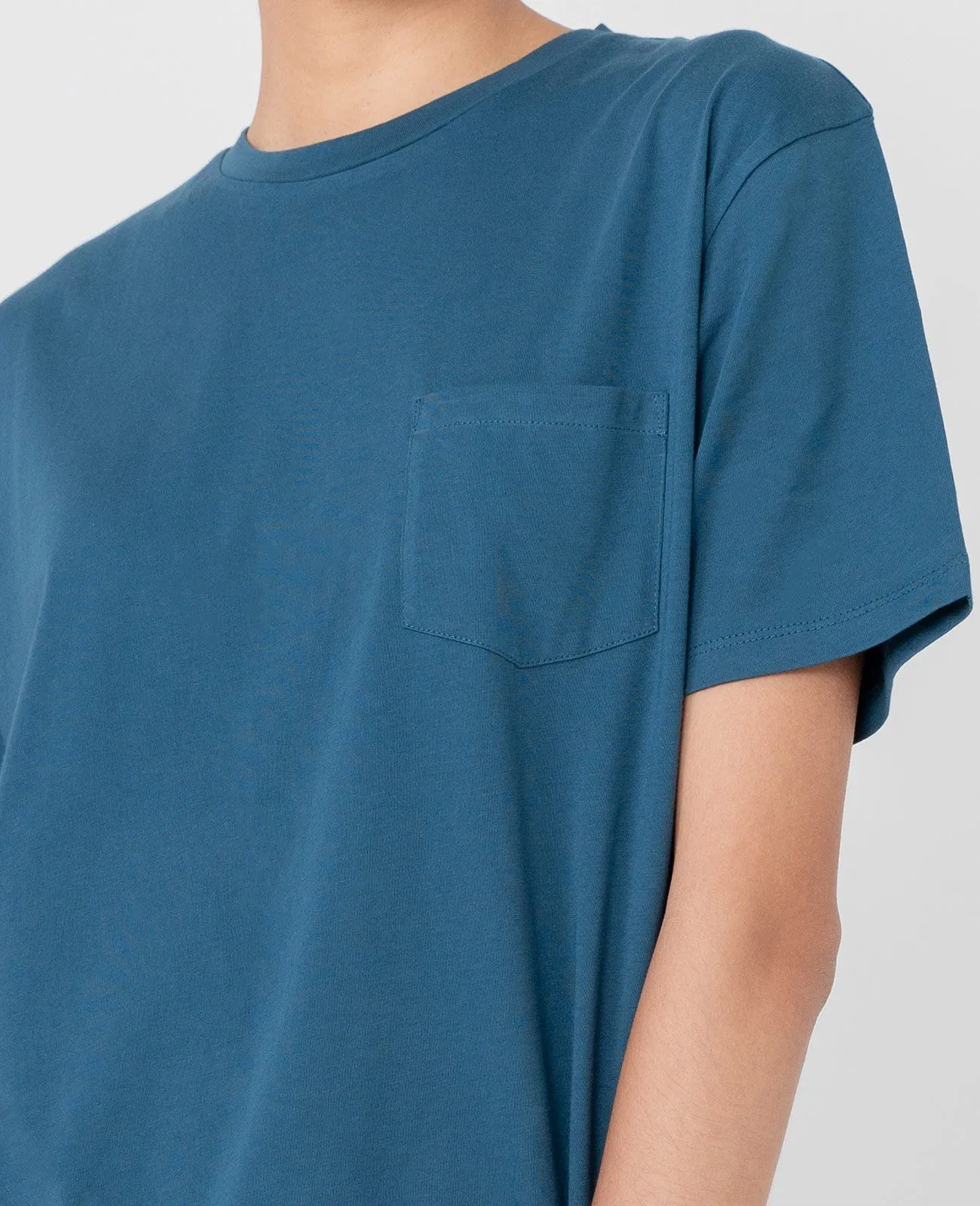 Supima Crew Neck Pocket Tee