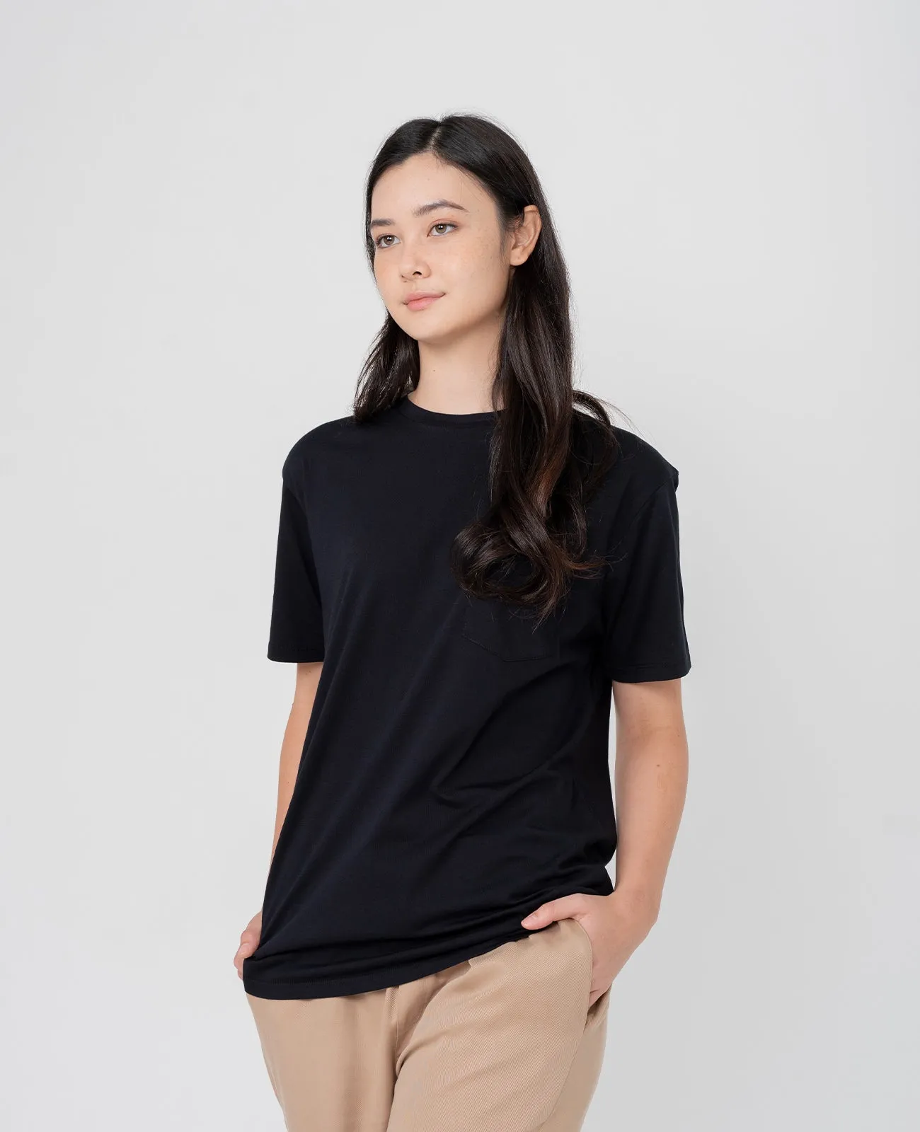 Supima Crew Neck Pocket Tee