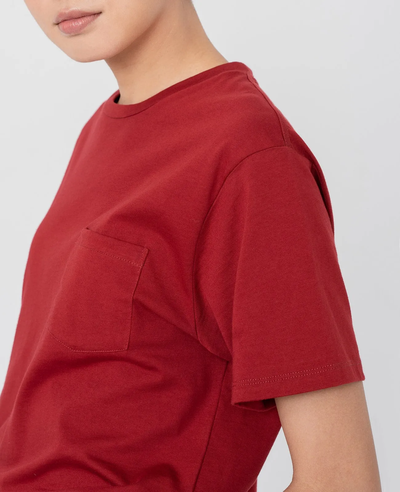 Supima Crew Neck Pocket Tee