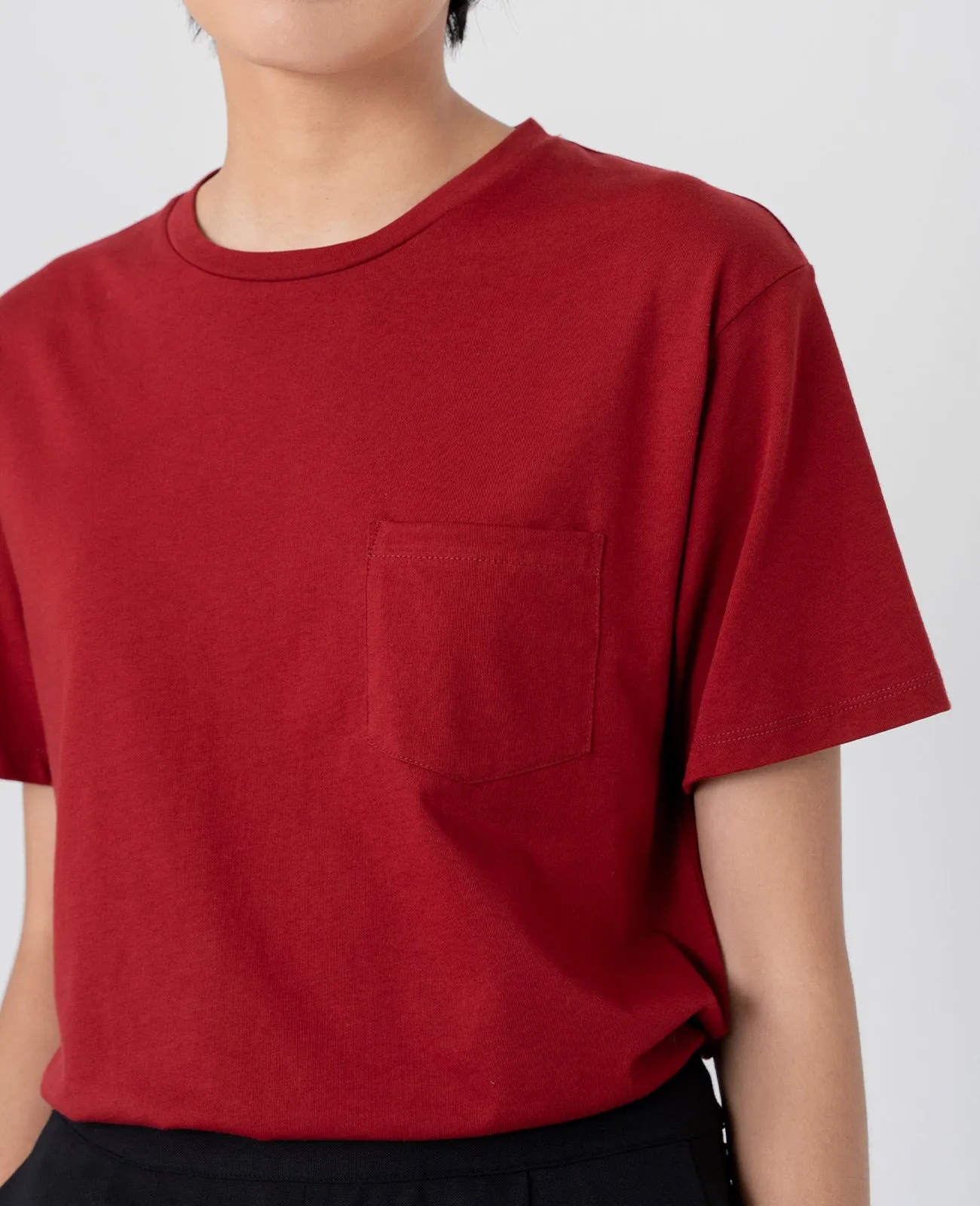 Supima Crew Neck Pocket Tee