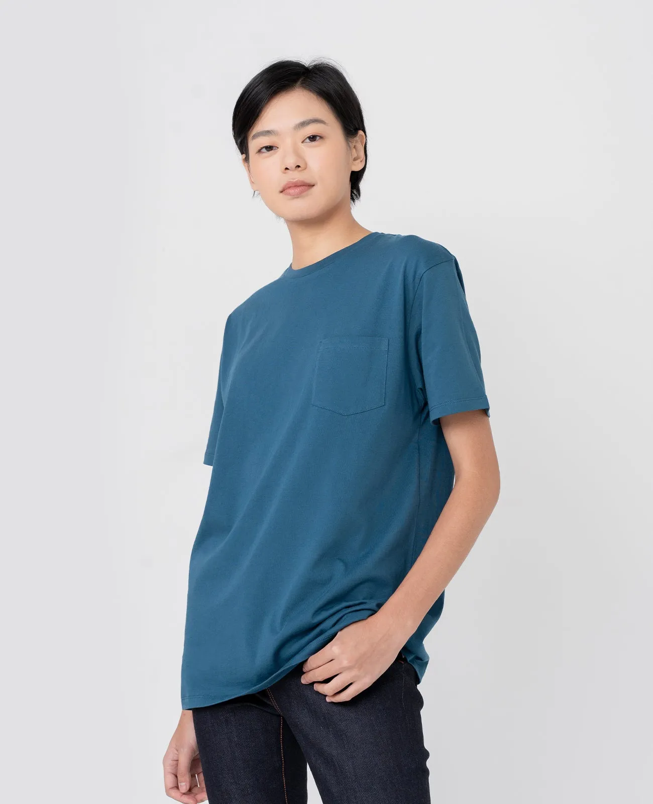 Supima Crew Neck Pocket Tee