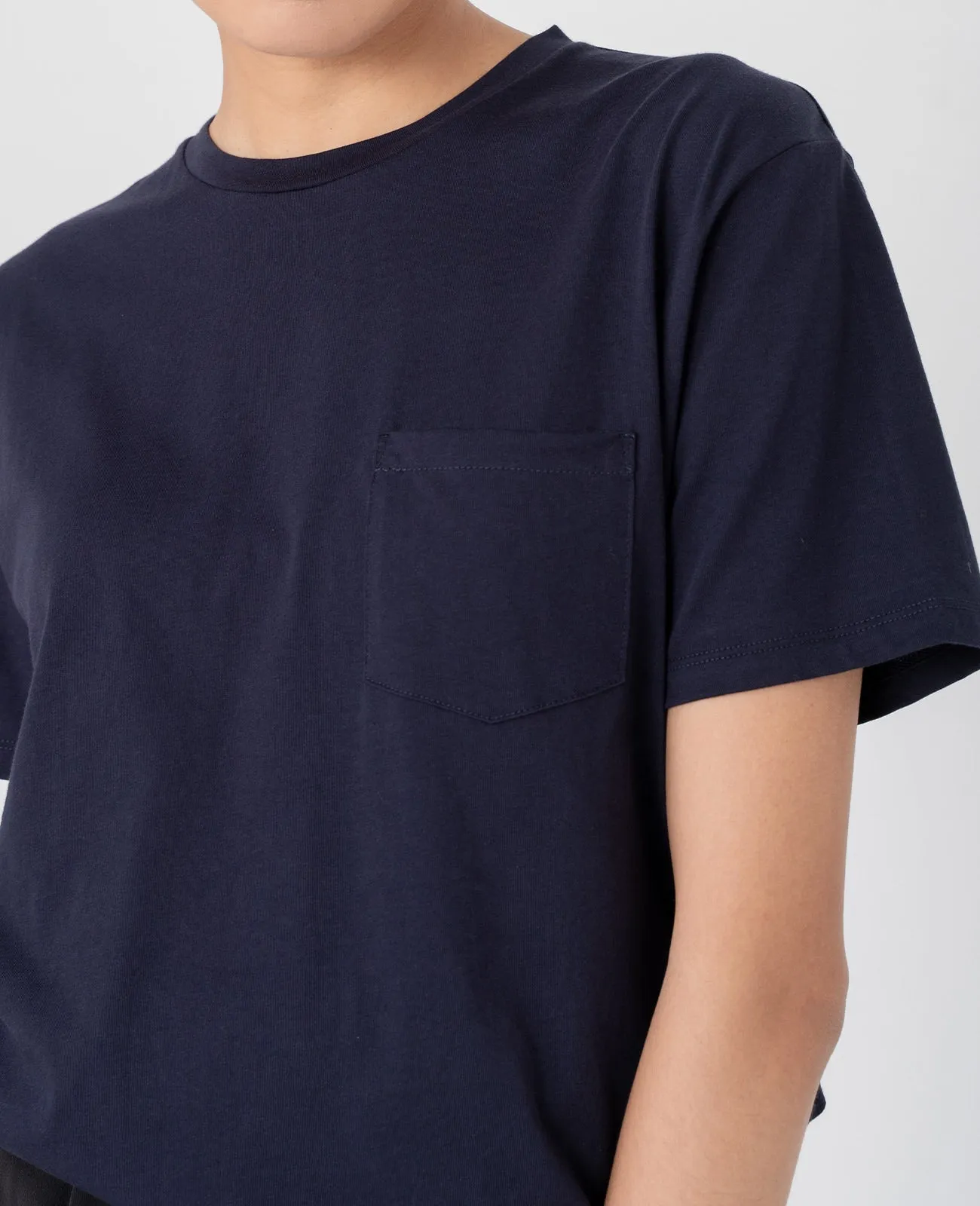 Supima Crew Neck Pocket Tee