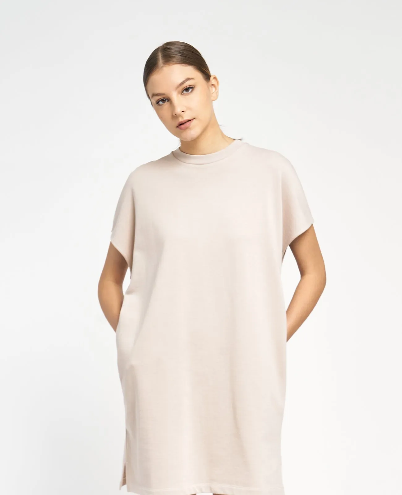 Supima Terry Sleeveless Midi Dress