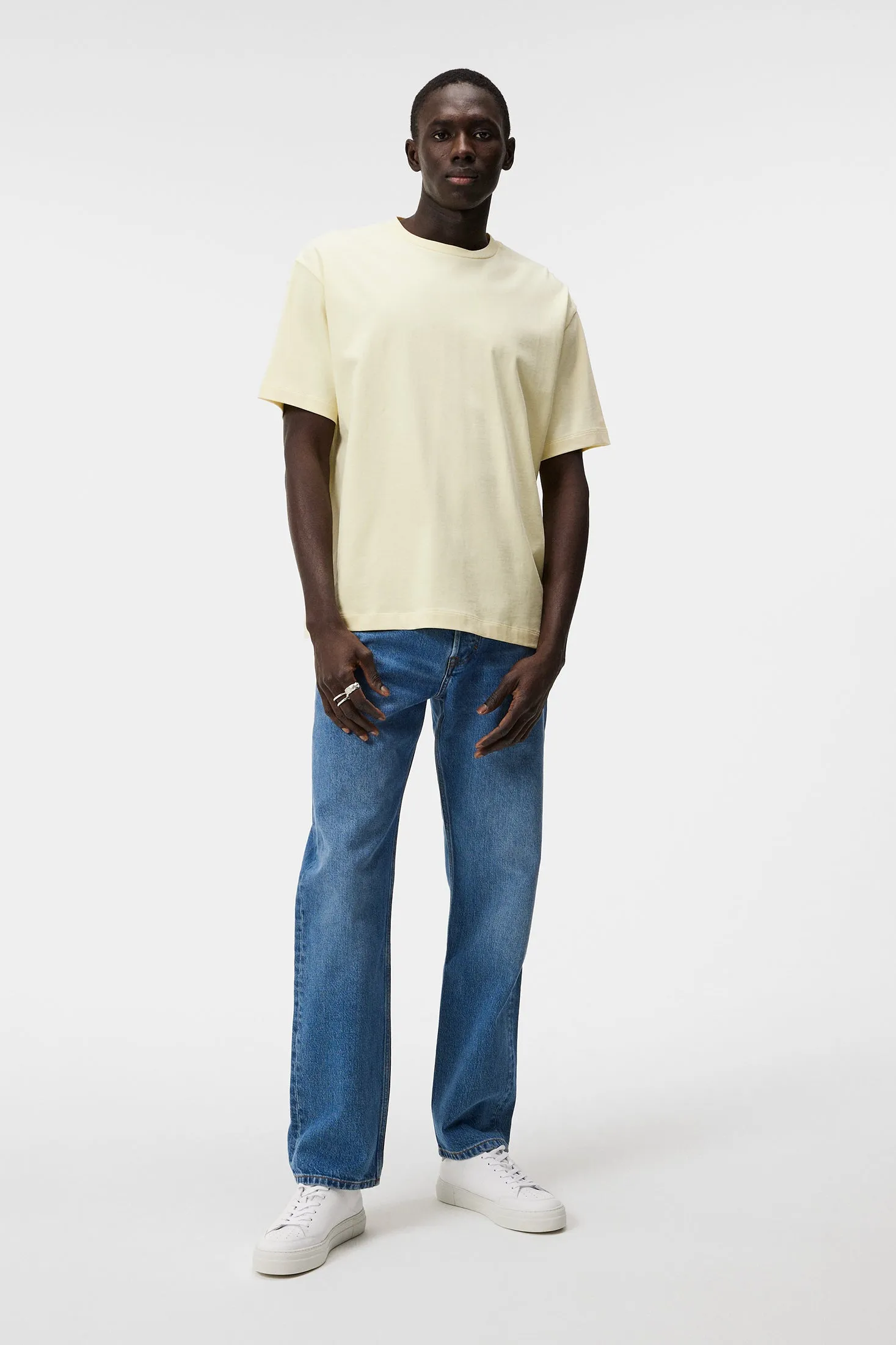 Tjorn Boxy Heavyweight T-shirt / Pear Sorbet