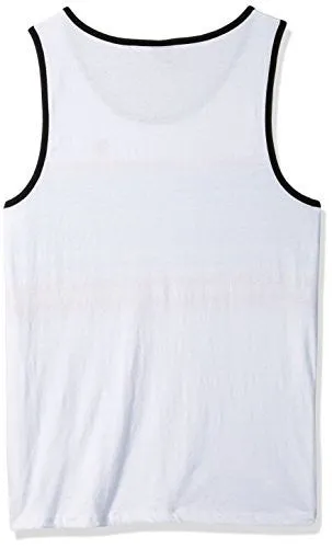 ZOO YORK MEN'S SLEEVELESS NAVI TANK TOP, WHITE, X-LARGE